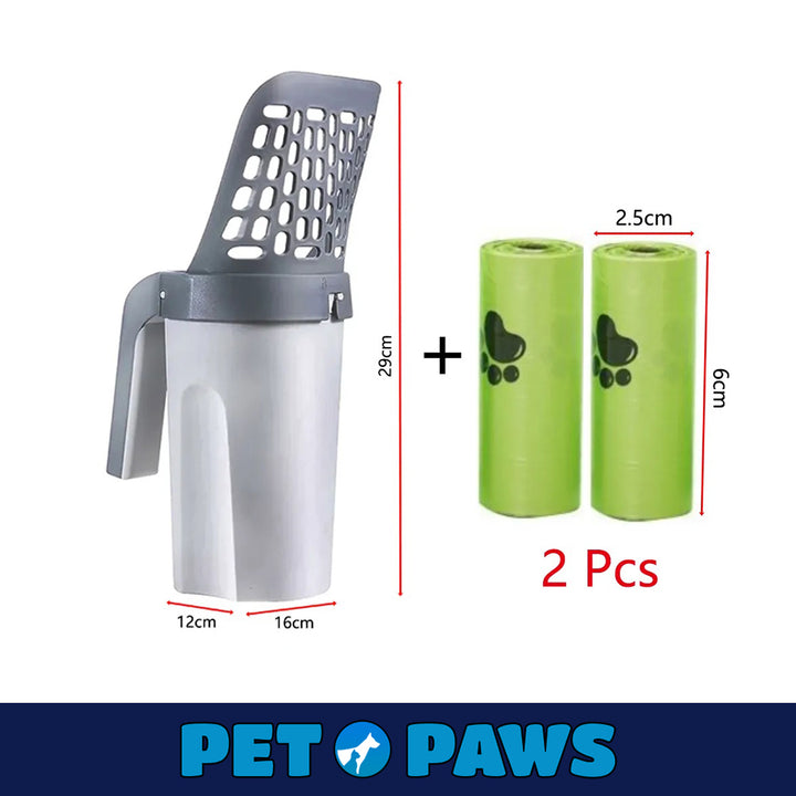 Cat Litter Scoop with Refill Bag