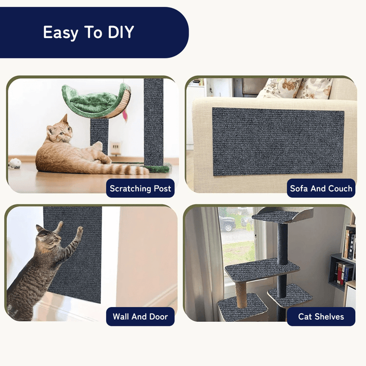 DIY Climbing Cat Scrather